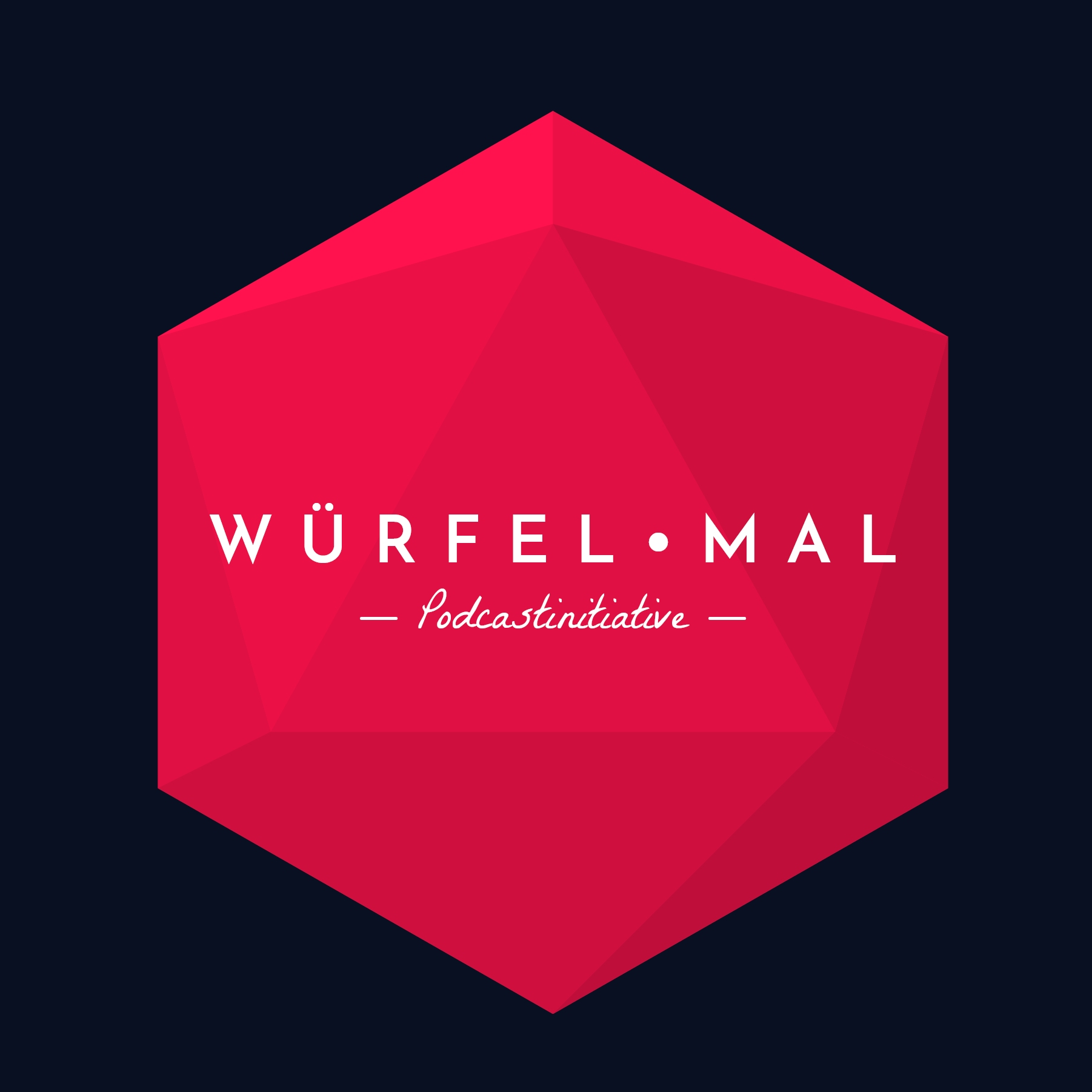 Logodesign Pen and Paper Podcast Würfel Mal