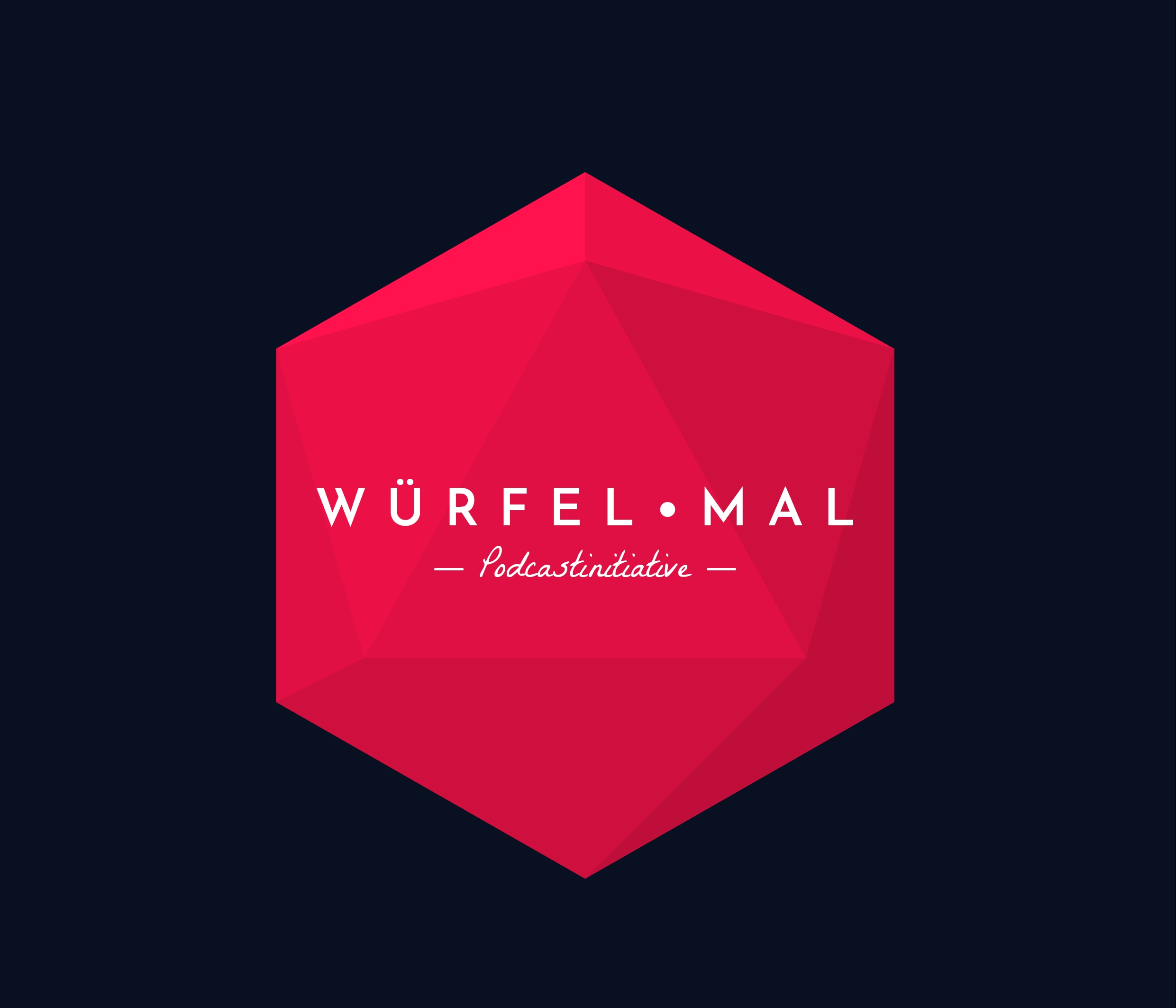 Würfel mal Podcast Logo Design
