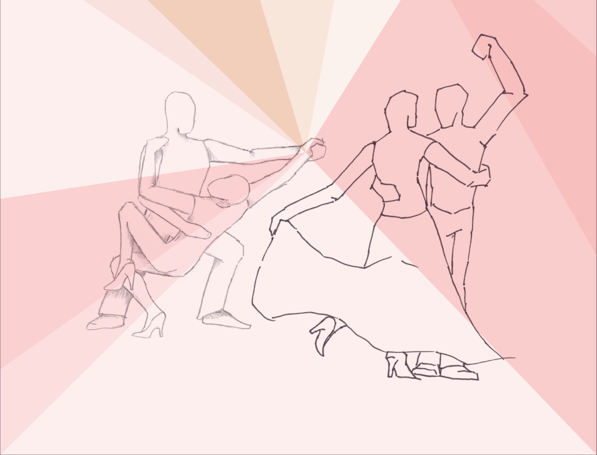 Illustration Sport Tanzen